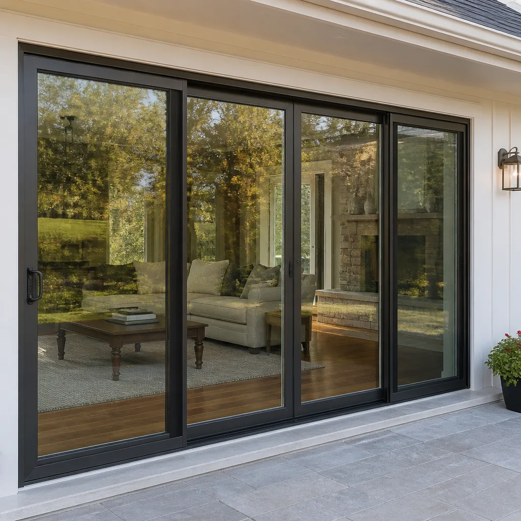 Sliding glass doors